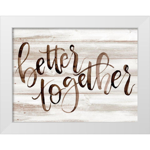 Farmhouse Be-s I White Modern Wood Framed Art Print by Parker, Jennifer Paxton