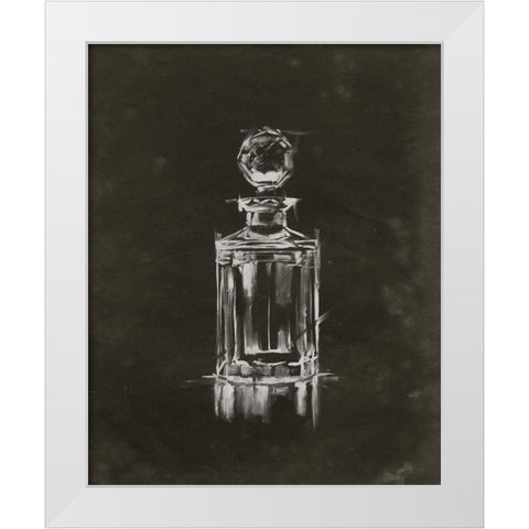 Crystal Barware I White Modern Wood Framed Art Print by Harper, Ethan