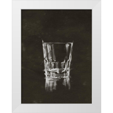 Crystal Barware VI White Modern Wood Framed Art Print by Harper, Ethan