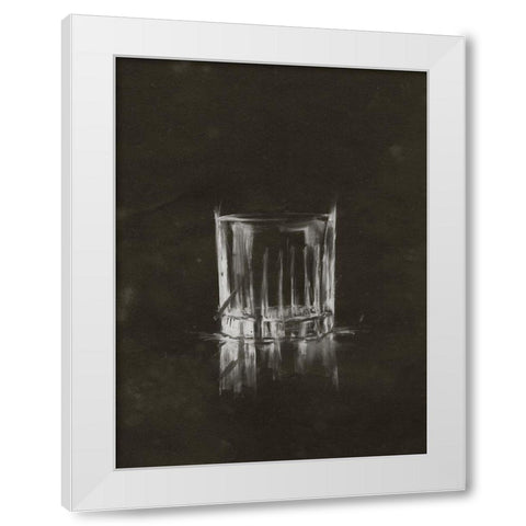 Crystal Barware VII White Modern Wood Framed Art Print by Harper, Ethan
