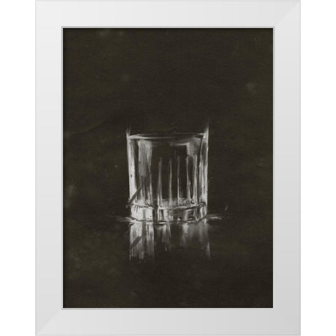 Crystal Barware VII White Modern Wood Framed Art Print by Harper, Ethan