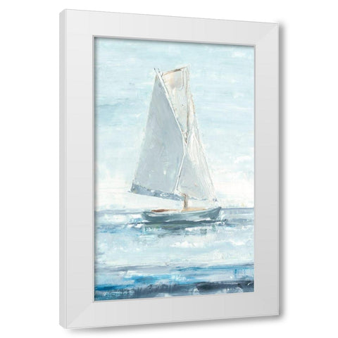 Sailors Delight I White Modern Wood Framed Art Print by Harper, Ethan