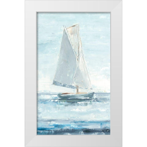 Sailors Delight I White Modern Wood Framed Art Print by Harper, Ethan