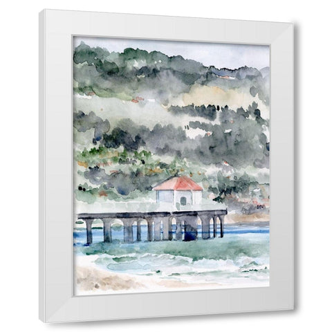 Palos Verdes I White Modern Wood Framed Art Print by Parker, Jennifer Paxton