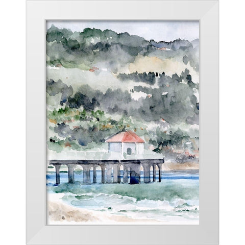 Palos Verdes I White Modern Wood Framed Art Print by Parker, Jennifer Paxton