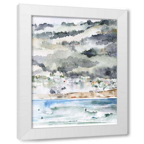 Palos Verdes II White Modern Wood Framed Art Print by Parker, Jennifer Paxton