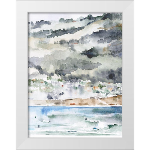 Palos Verdes II White Modern Wood Framed Art Print by Parker, Jennifer Paxton