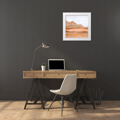 Desert Formation I White Modern Wood Framed Art Print by Parker, Jennifer Paxton