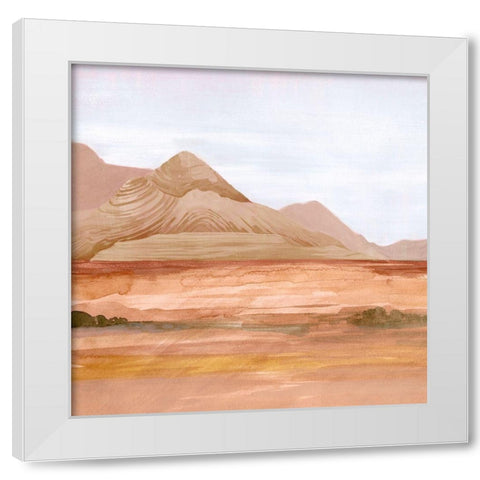 Desert Formation I White Modern Wood Framed Art Print by Parker, Jennifer Paxton