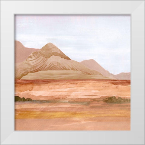 Desert Formation I White Modern Wood Framed Art Print by Parker, Jennifer Paxton