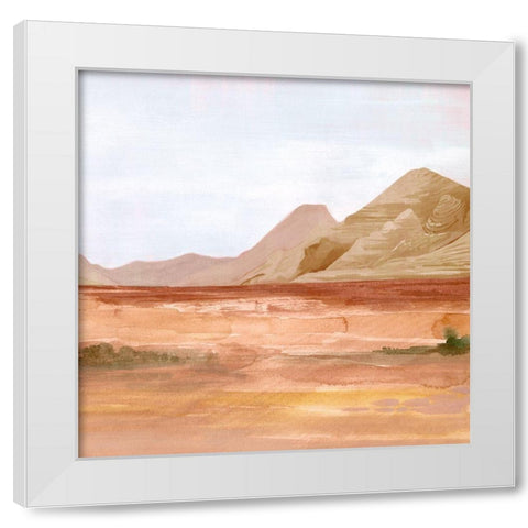 Desert Formation II White Modern Wood Framed Art Print by Parker, Jennifer Paxton