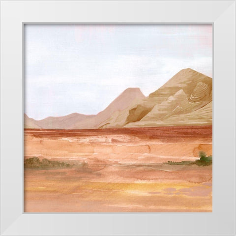 Desert Formation II White Modern Wood Framed Art Print by Parker, Jennifer Paxton