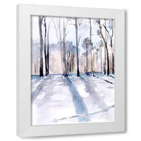 Winter Light II White Modern Wood Framed Art Print by Parker, Jennifer Paxton
