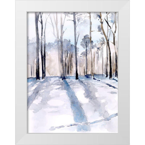 Winter Light II White Modern Wood Framed Art Print by Parker, Jennifer Paxton