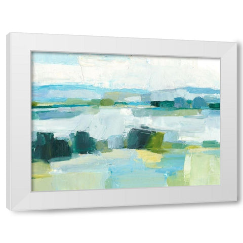 Cool Summer I White Modern Wood Framed Art Print by Harper, Ethan