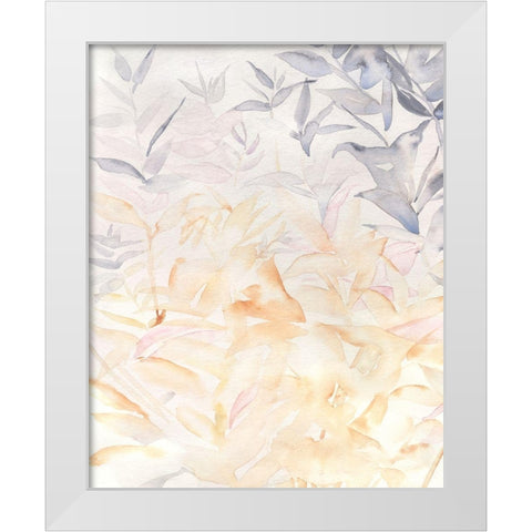 Whispering Boughs II White Modern Wood Framed Art Print by Parker, Jennifer Paxton