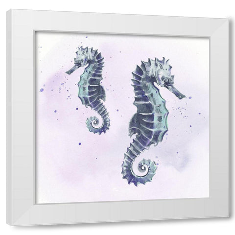 Underwater Halcyon I White Modern Wood Framed Art Print by Parker, Jennifer Paxton