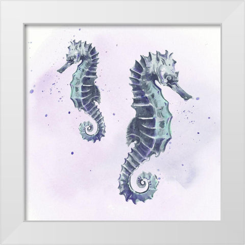 Underwater Halcyon I White Modern Wood Framed Art Print by Parker, Jennifer Paxton