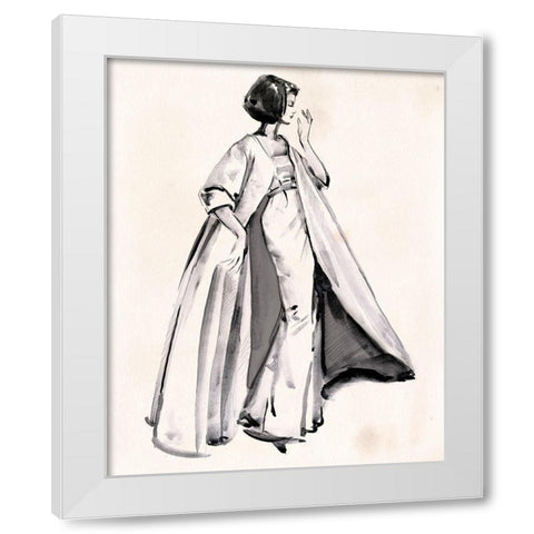 The Winning Look II White Modern Wood Framed Art Print by Parker, Jennifer Paxton