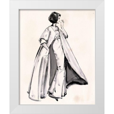 The Winning Look II White Modern Wood Framed Art Print by Parker, Jennifer Paxton