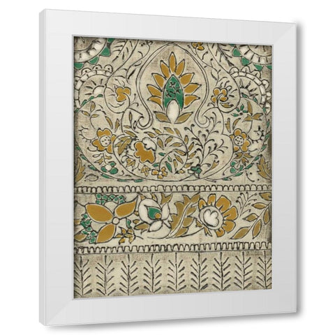 Earthenware Floral II White Modern Wood Framed Art Print by Zarris, Chariklia
