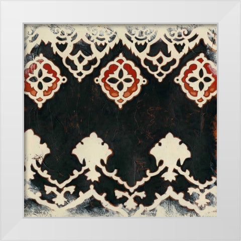 Bolero I White Modern Wood Framed Art Print by Zarris, Chariklia