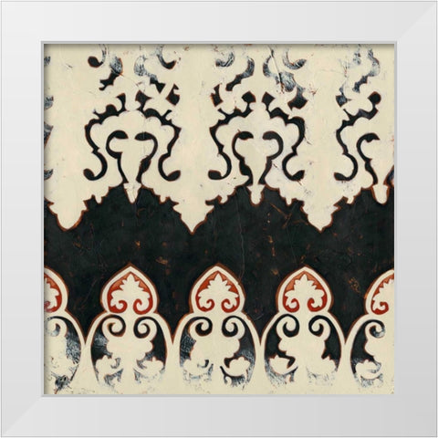 Bolero II White Modern Wood Framed Art Print by Zarris, Chariklia