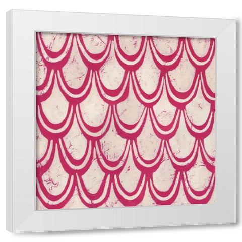 Singsong I White Modern Wood Framed Art Print by Zarris, Chariklia