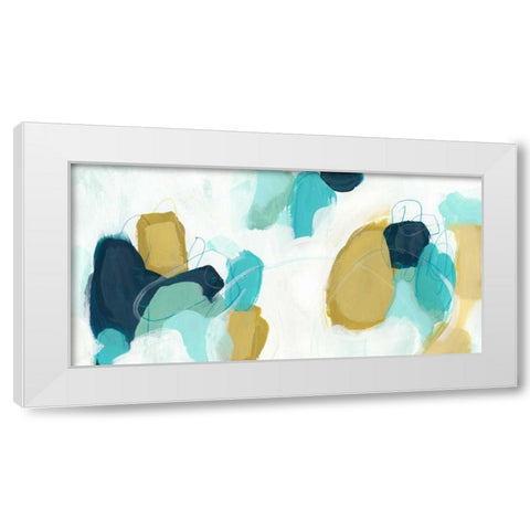 Boundless I White Modern Wood Framed Art Print by Vess, June Erica