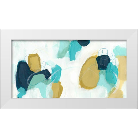 Boundless I White Modern Wood Framed Art Print by Vess, June Erica