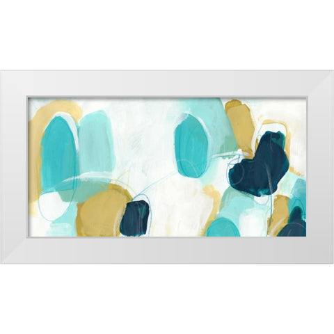 Boundless II White Modern Wood Framed Art Print by Vess, June Erica