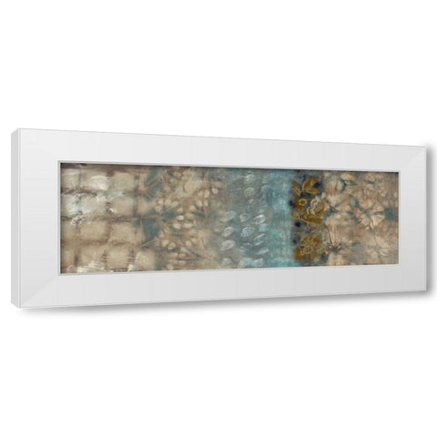 Shibori Panel II White Modern Wood Framed Art Print by Zarris, Chariklia