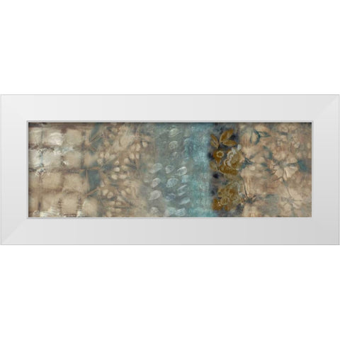 Shibori Panel II White Modern Wood Framed Art Print by Zarris, Chariklia