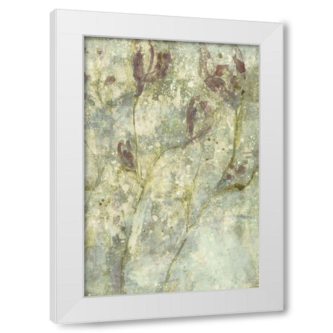 Flower Dream II White Modern Wood Framed Art Print by Goldberger, Jennifer