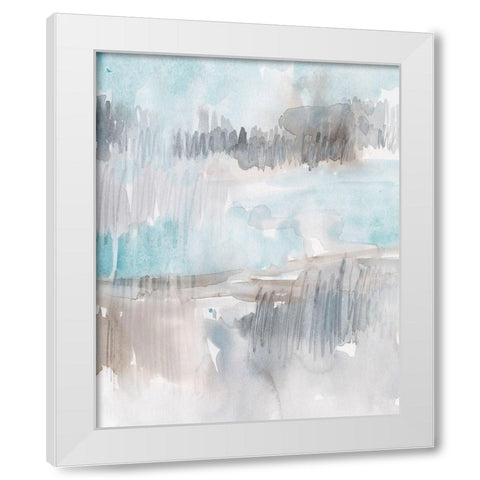 Steel Stratus I White Modern Wood Framed Art Print by Parker, Jennifer Paxton
