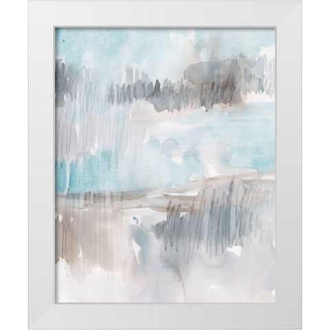 Steel Stratus I White Modern Wood Framed Art Print by Parker, Jennifer Paxton