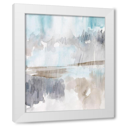 Steel Stratus II White Modern Wood Framed Art Print by Parker, Jennifer Paxton