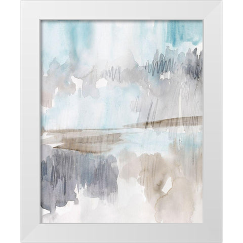 Steel Stratus II White Modern Wood Framed Art Print by Parker, Jennifer Paxton