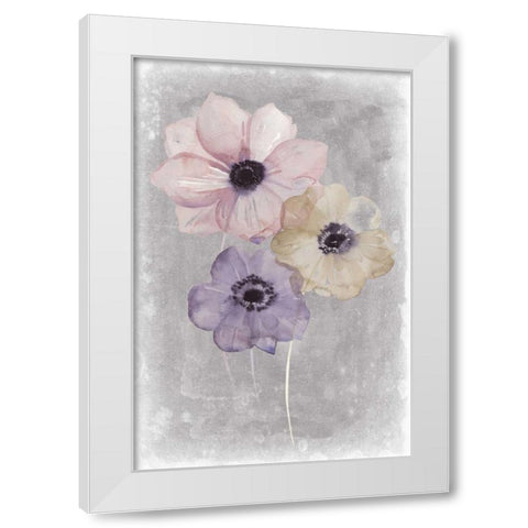 Floral Waltz II White Modern Wood Framed Art Print by Popp, Grace