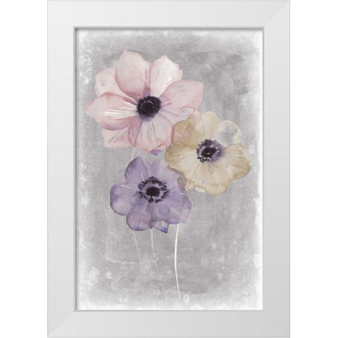 Floral Waltz II White Modern Wood Framed Art Print by Popp, Grace