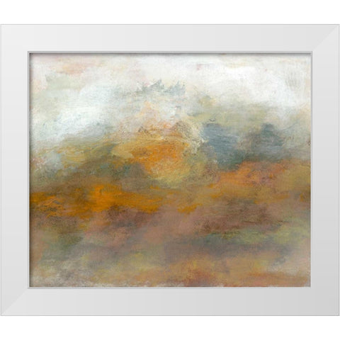 In the Air III White Modern Wood Framed Art Print by Gordon, Sharon