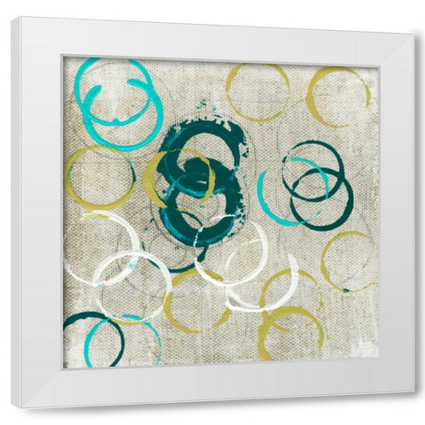 Graffiti I White Modern Wood Framed Art Print by Fagalde, Jarman