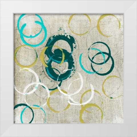 Graffiti I White Modern Wood Framed Art Print by Fagalde, Jarman