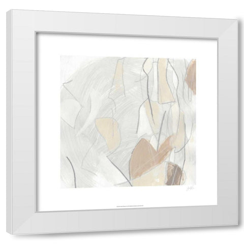 Inert Mosaic II White Modern Wood Framed Art Print by Vess, June Erica