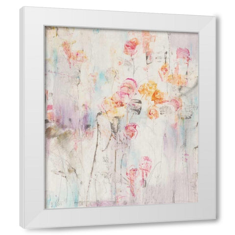 Spotted Garden I White Modern Wood Framed Art Print by OToole, Tim