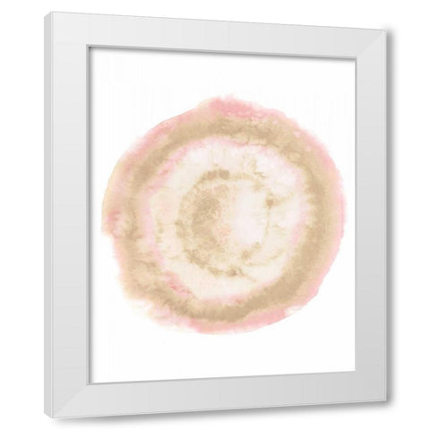 Custom Radiant Geode II White Modern Wood Framed Art Print by McCavitt, Naomi