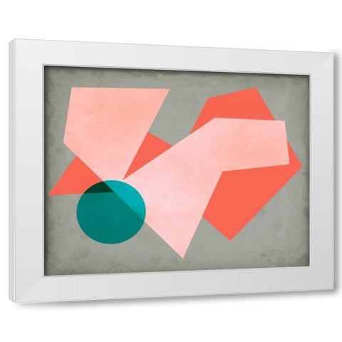 Grey Sunshine I White Modern Wood Framed Art Print by Chandler, Sharon