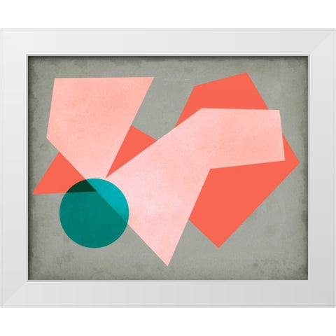 Grey Sunshine I White Modern Wood Framed Art Print by Chandler, Sharon