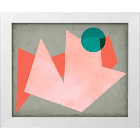 Grey Sunshine II White Modern Wood Framed Art Print by Chandler, Sharon