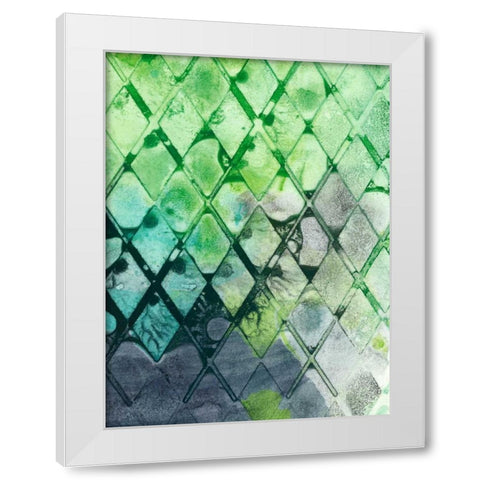 Dynamic Assembly I White Modern Wood Framed Art Print by Chandler, Sharon